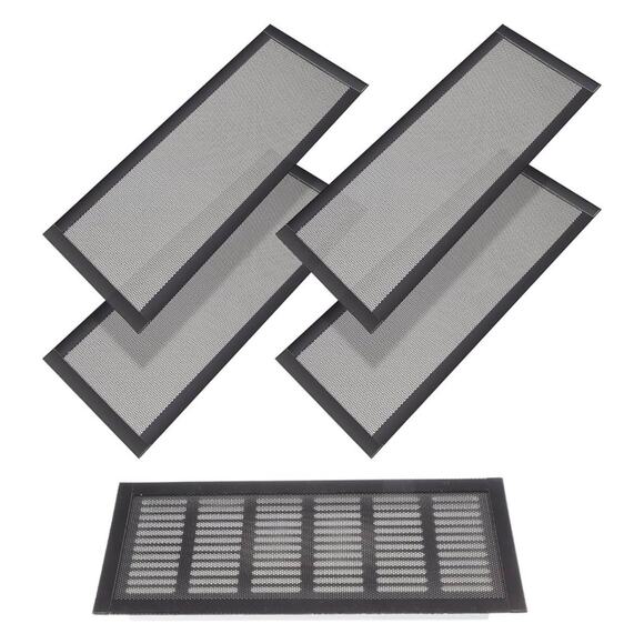 6 Pack Strong Magnetic Mesh Vent Covers White 4x10 For Home Floors Catch Debris - Picture 2 of 9